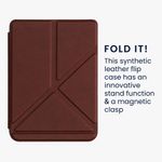 Laptop, Telefoane si Tablete - Ebook reader si accesorii - Accesorii eBook Reader - Husa Kwmobile pentru Kobo Clara 2E, Visiniu, Piele ecologica, KWM000017NQ010C - Infinity.ro