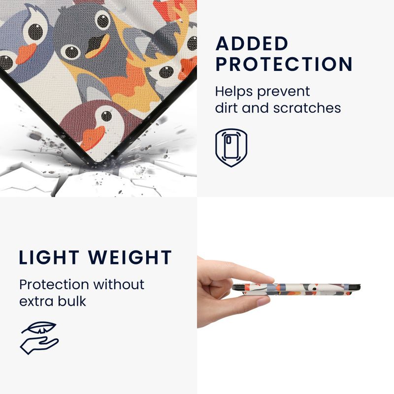 Laptop, Telefoane si Tablete - Ebook reader si accesorii - Accesorii eBook Reader - Husa Kwmobile pentru Amazon Kindle Oasis 10, Multicolor, Piele ecologica, KWM000010AE059C - Infinity.ro