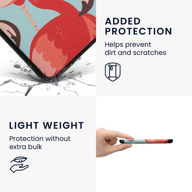 Laptop, Telefoane si Tablete - Ebook reader si accesorii - Accesorii eBook Reader - Husa Kwmobile pentru Amazon Kindle (2022), Multicolor, Piele ecologica, KWM000017LI020C - Infinity.ro