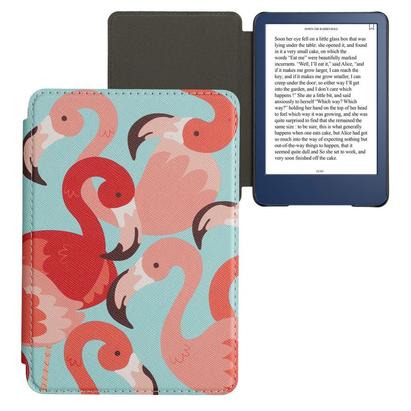 Laptop, Telefoane si Tablete - Ebook reader si accesorii - Accesorii eBook Reader - Husa Kwmobile pentru Amazon Kindle (2022), Multicolor, Piele ecologica, KWM000017LI020C - Infinity.ro