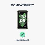 Laptop, Telefoane si Tablete - Wearables si gadgeturi - Wearables - Bratari fitness - Curea Kwmobile pentru Huawei Band 8, Verde inchis, Nylon, KWM0000206B004C - Infinity.ro