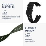 Laptop, Telefoane si Tablete - Wearables si gadgeturi - Wearables - Bratari fitness - Set 2 Curele Kwmobile pentru Huawei Band 8, Negru/Verde inchis, Silicon, KWM0000198N004C - Infinity.ro