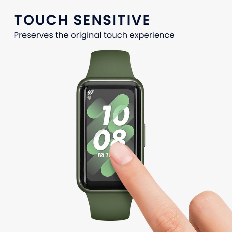 Laptop, Telefoane si Tablete - Wearables si gadgeturi - Wearables - Bratari fitness - Set 2 Folii de protectie Kwmobile pentru Huawei Band 8, Transparent/Negru, Polimer, KWM000024VR001C - Infinity.ro