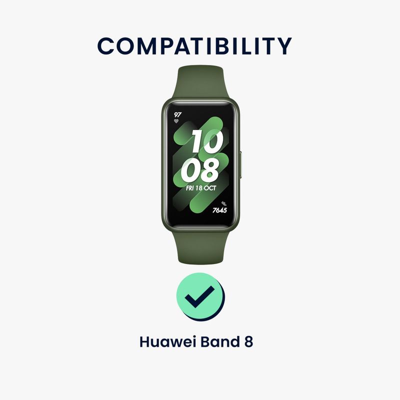 Laptop, Telefoane si Tablete - Wearables si gadgeturi - Wearables - Bratari fitness - Set 2 Folii de protectie Kwmobile pentru Huawei Band 8, Transparent/Negru, Polimer, KWM000024VR001C - Infinity.ro