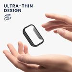 Laptop, Telefoane si Tablete - Wearables si gadgeturi - Wearables - Bratari fitness - Set 2 Huse complete Kwmobile pentru Xiaomi Smart Band 8 Active/Redmi Band 2, Transparent/Negru, Plastic, KWM0000254Q002C - Infinity.ro