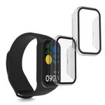Laptop, Telefoane si Tablete - Wearables si gadgeturi - Wearables - Accesorii wearables - Set 2 Huse complete Kwmobile pentru Xiaomi Smart Band 8 Active/Redmi Band 2, Transparent, Plastic, KWM0000254Q001C - Infinity.ro