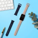 Laptop, Telefoane si Tablete - Wearables si gadgeturi - Wearables - Bratari fitness - Set 2 Curele Kwmobile pentru Xiaomi Mi Band 7 Pro, Negru/Crem, Silicon, 59602.06 - Infinity.ro