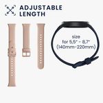 Laptop, Telefoane si Tablete - Wearables si gadgeturi - Wearables - Bratari fitness - Set 2 Curele Kwmobile pentru Xiaomi Mi Band 7 Pro, Negru/Crem, Silicon, 59602.06 - Infinity.ro
