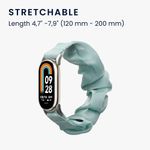 Laptop, Telefoane si Tablete - Wearables si gadgeturi - Wearables - Accesorii wearables - Curea Kwmobile pentru Xiaomi Mi Band 8, Verde, Bumbac, KWM0000252G002C - Infinity.ro