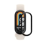 Laptop, Telefoane si Tablete - Wearables si gadgeturi - Wearables - Accesorii wearables - Set 2 Folii de protectie Kwmobile pentru Xiaomi Mi Band 8, Transparent/Negru, Polimer, KWM0000252H001C - Infinity.ro