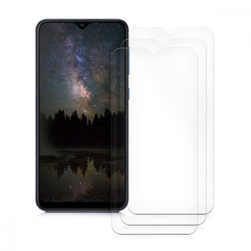 Laptop, Telefoane si Tablete - Telefoane mobile si accesorii - Accesorii Telefoane - Folii protectie telefoane - Set 3 folii de protectie pentru Samsung Galaxy A10, Kwmobile, Fata, Transparent, 49824.1 - Infinity.ro