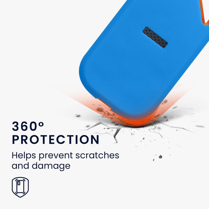 PC, gaming si accesorii - Periferice PC - Accesorii hard disk-uri externe - Husa de protectie Kwmobile pentru SanDisk E81 SSD, Albastru, Silicon, KWM000025FP002C - Infinity.ro