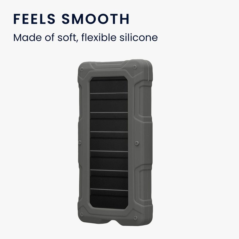 PC, gaming si accesorii - Periferice PC - Accesorii hard disk-uri externe - Husa de protectie Kwmobile pentru WD Black P40 GameDrive, Gri, Silicon, KWM000025FQ002C - Infinity.ro