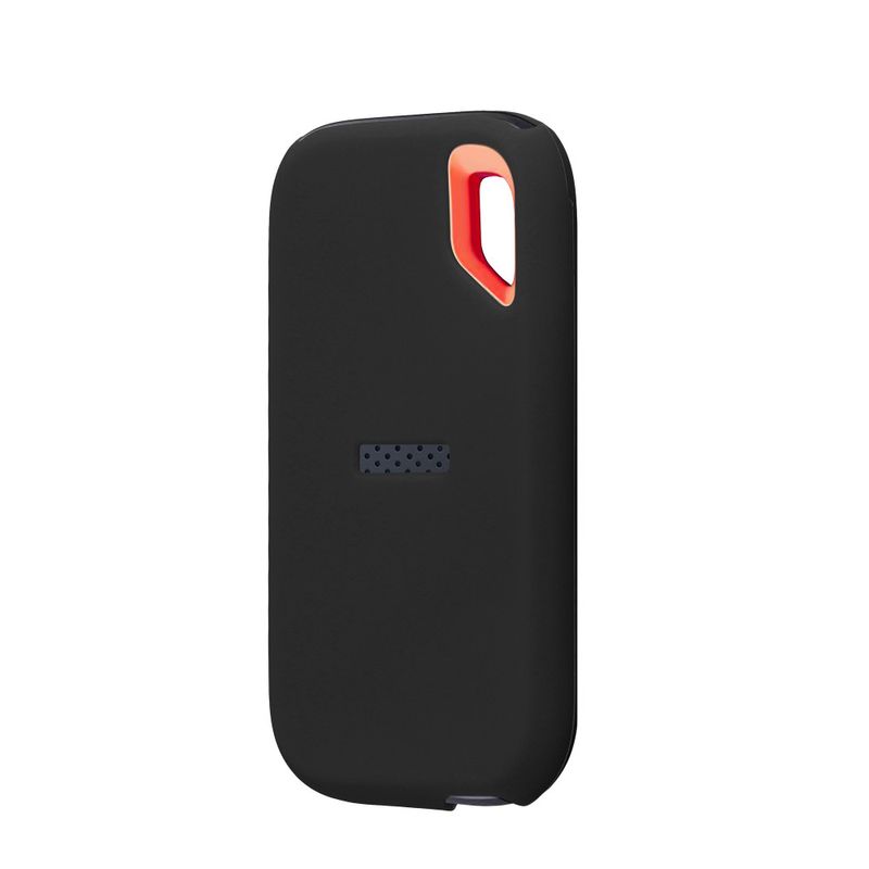 PC, gaming si accesorii - Periferice PC - Accesorii hard disk-uri externe - Husa de protectie Kwmobile pentru SanDisk E61 SSD, Negru, Silicon, KWM000025FO001C - Infinity.ro