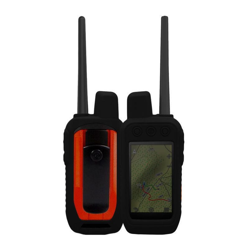 Laptop, Telefoane si Tablete - Wearables si gadgeturi - Gadgeturi - Dispozitive anti-pierdere - Husa GPS Kwmobile pentru Garmin Alpha 200, Negru/Rosu, Silicon, 59668.47 - Infinity.ro