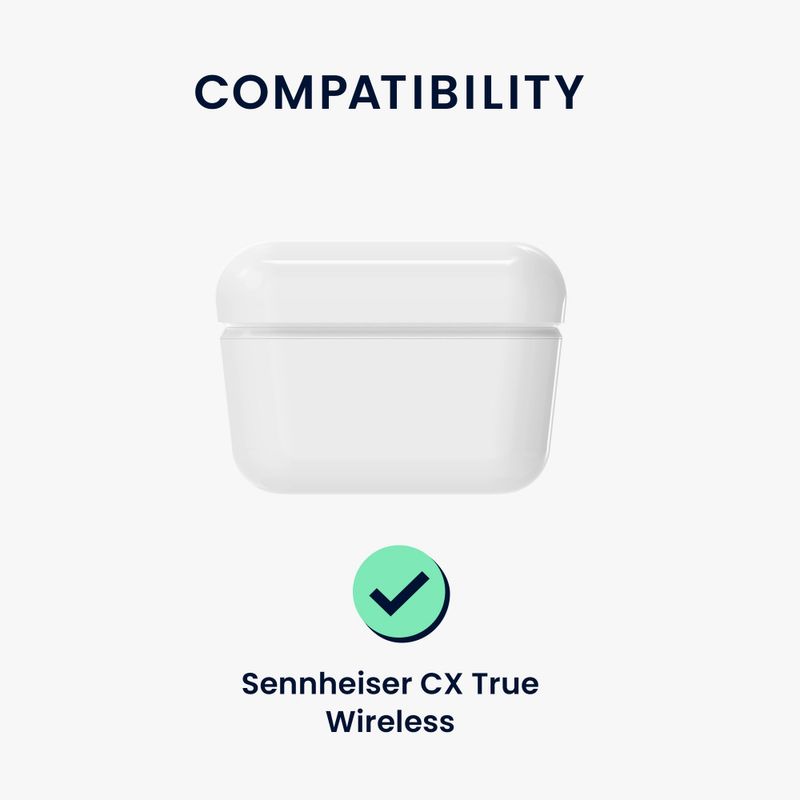 Laptop, Telefoane si Tablete - Wearables si gadgeturi - Wearables - Accesorii wearables - Husa pentru casti Sennheiser CX True Wireless, Kwmobile, Verde, Silicon, 55991.80 - Infinity.ro