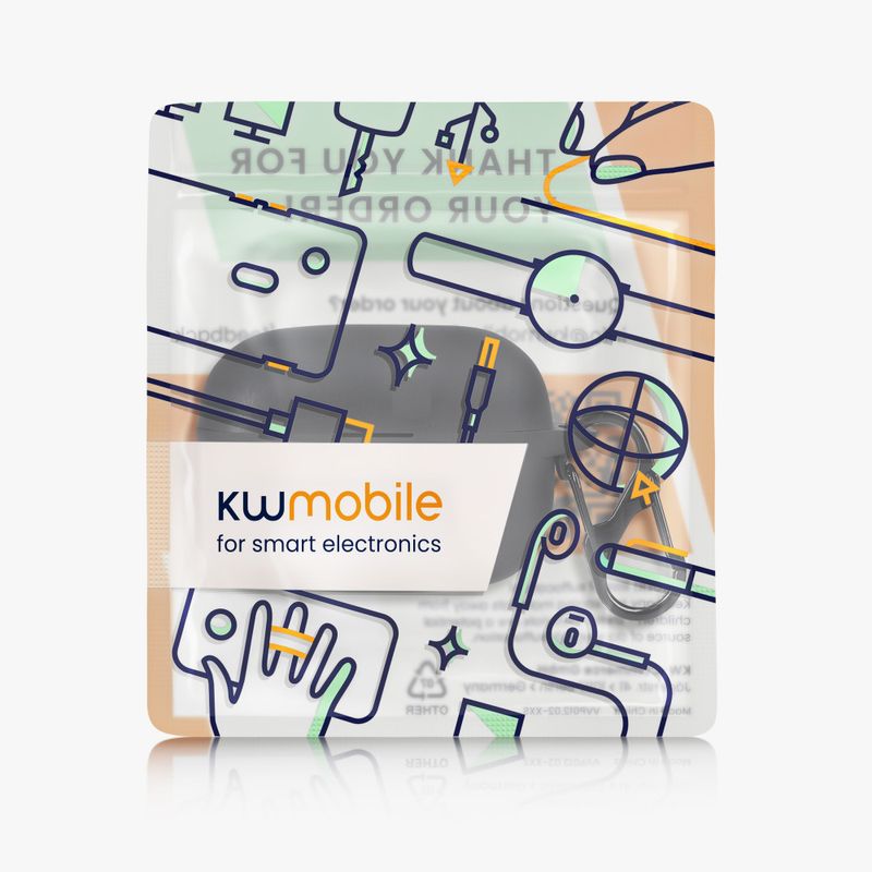 Laptop, Telefoane si Tablete - Wearables si gadgeturi - Wearables - Accesorii wearables - Husa pentru casti Sony LinkBuds S, Kwmobile, Negru, Silicon, 59038.01 - Infinity.ro