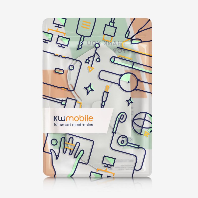 Laptop, Telefoane si Tablete - Wearables si gadgeturi - Wearables - Accesorii wearables - Husa kwmobile pentru Apple Airpods Max, Silicon, Alb, 59791.02 - Infinity.ro