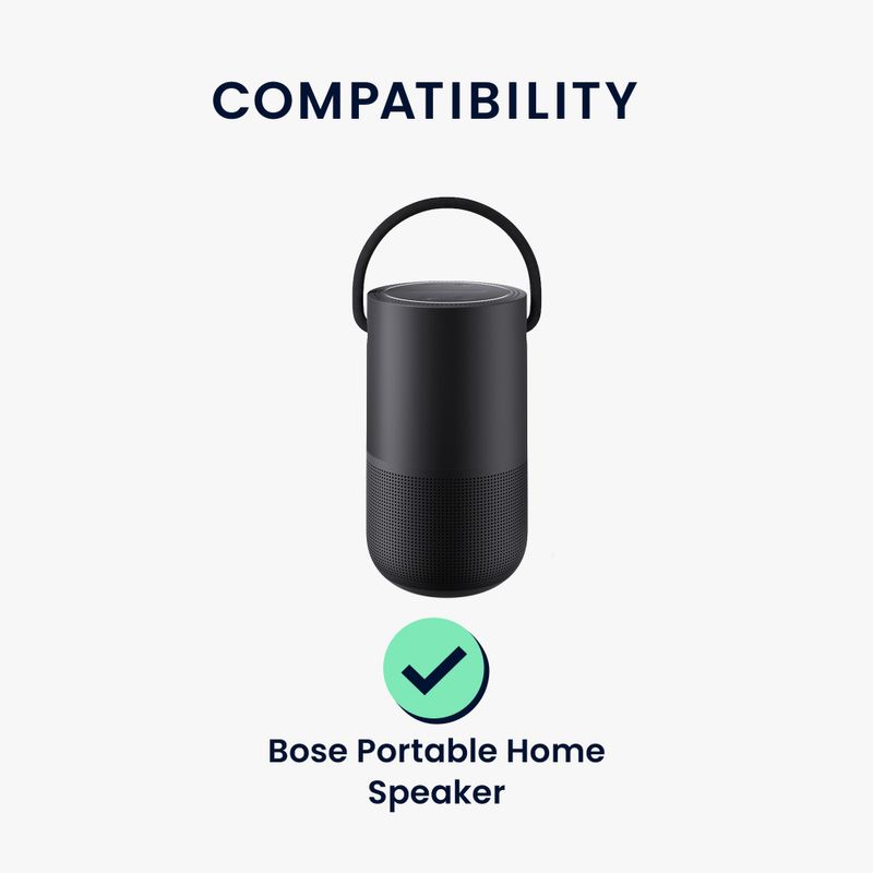 Laptop, Telefoane si Tablete - Wearables si gadgeturi - Wearables - Accesorii wearables - Husa Kwmobile pentru Bose Portable Home Speaker, Alb, Silicon, KWM000024SN003C - Infinity.ro
