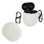 Laptop, Telefoane si Tablete - Wearables si gadgeturi - Wearables - Accesorii wearables - Husa kwmobile pentru Google Pixel Buds Pro, Silicon, Alb/Negru, 60099.02 - Infinity.ro