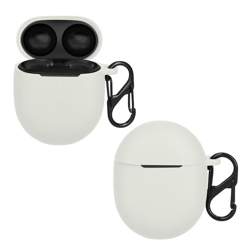 Laptop, Telefoane si Tablete - Wearables si gadgeturi - Wearables - Accesorii wearables - Husa kwmobile pentru Google Pixel Buds Pro, Silicon, Alb/Negru, 60099.02 - Infinity.ro