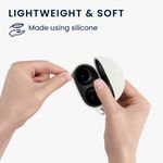 Laptop, Telefoane si Tablete - Wearables si gadgeturi - Wearables - Accesorii wearables - Husa kwmobile pentru Google Pixel Buds Pro, Silicon, Alb/Negru, 60099.02 - Infinity.ro
