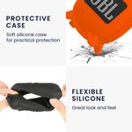 Laptop, Telefoane si Tablete - Telefoane mobile si accesorii - Accesorii Telefoane - Alte accesorii telefoane - Husa Kwmobile pentru JBL Clip 4, Portocaliu, Silicon, KWM0000181U003C - Infinity.ro