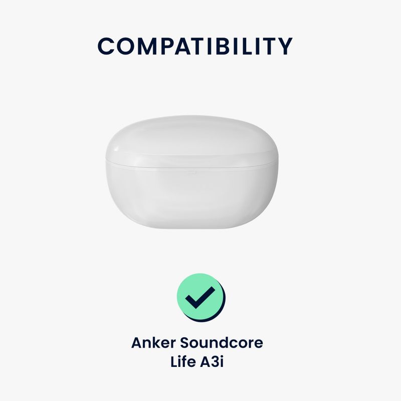 Laptop, Telefoane si Tablete - Wearables si gadgeturi - Wearables - Accesorii wearables - Husa pentru casti Anker Soundcore Life A3i, Kwmobile, Verde, Silicon, 59507.80 - Infinity.ro
