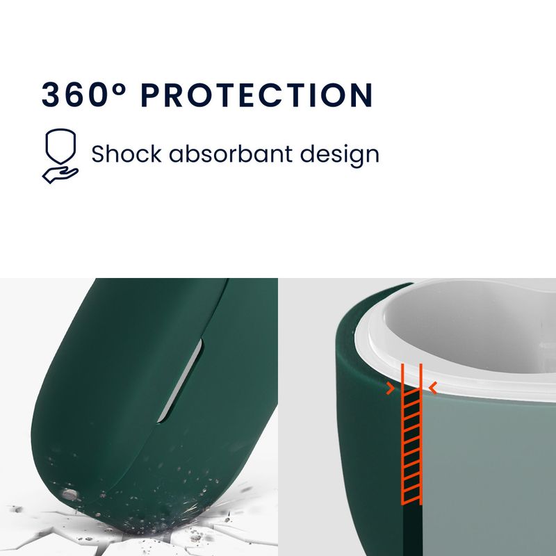 Laptop, Telefoane si Tablete - Wearables si gadgeturi - Wearables - Accesorii wearables - Husa pentru casti Anker Soundcore Life A3i, Kwmobile, Verde, Silicon, 59507.80 - Infinity.ro