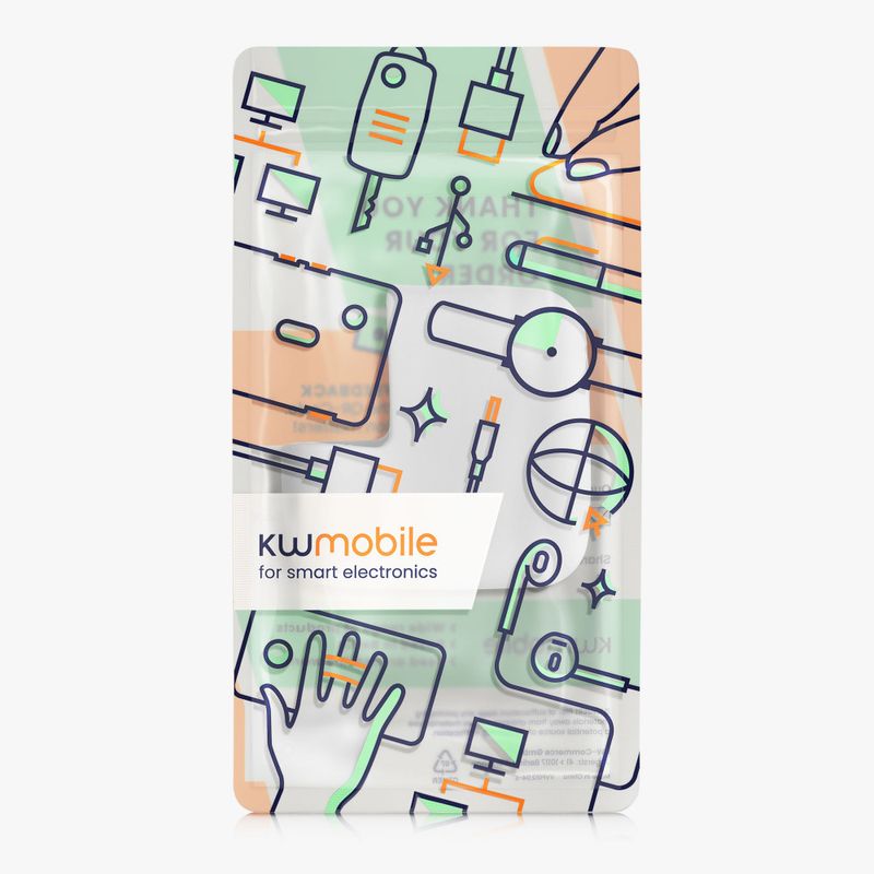 Laptop, Telefoane si Tablete - Telefoane mobile si accesorii - Accesorii Telefoane - Alte accesorii telefoane - Husa Incarcator Kwmobile pentru Apple 35W Dual USB-C Power Adapter, Alb, Silicon, KWM000024YY001C - Infinity.ro