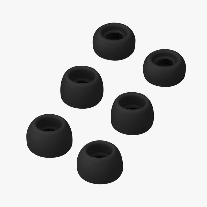 Laptop, Telefoane si Tablete - Wearables si gadgeturi - Wearables - Accesorii wearables - Set 6 Varfuri de schimb Kwmobile pentru Samsung Galaxy Buds Pro, Negru, Silicon, KWM000025DT001C - Infinity.ro