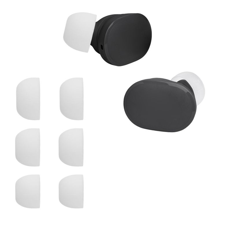 Laptop, Telefoane si Tablete - Wearables si gadgeturi - Wearables - Accesorii wearables - Set 6 Varfuri de schimb Kwmobile pentru JBL Tune Buds, Alb, Silicon, KWM0000256A002C - Infinity.ro