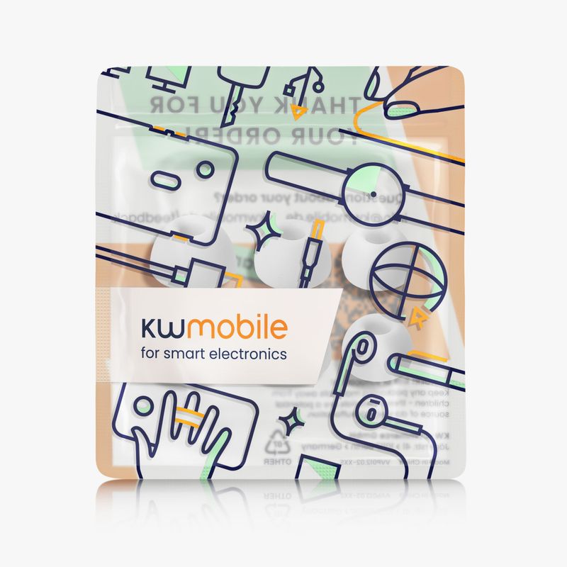 Laptop, Telefoane si Tablete - Wearables si gadgeturi - Wearables - Accesorii wearables - Set 6 Varfuri de schimb Kwmobile pentru Beats Fit Pro, Alb, Silicon, KWM0000259Q002C - Infinity.ro