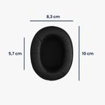Laptop, Telefoane si Tablete - Wearables si gadgeturi - Wearables - Accesorii wearables - Set 2 Perne de urechi Kwmobile pentru Srhythm NC25/NC35 Noise Cancelling, Negru, Piele ecologica, KWM000024ZV001C - Infinity.ro