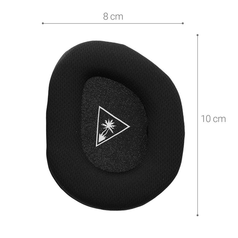 Laptop, Telefoane si Tablete - Wearables si gadgeturi - Wearables - Accesorii wearables - Set 2 Perne de urechi Kwmobile pentru TurtleBeach Beach Recon 70, Negru/Alb, Mesh, KWM000025AK001C - Infinity.ro