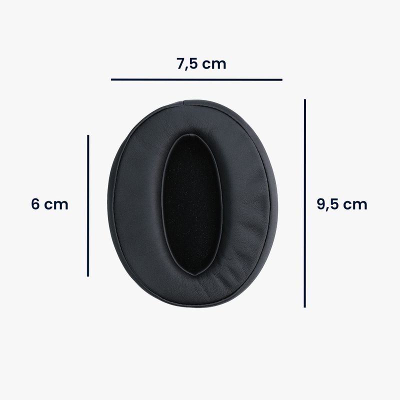 Laptop, Telefoane si Tablete - Wearables si gadgeturi - Wearables - Accesorii wearables - Set 2 Perne de urechi pentru casti Sennheiser HD 4.50 BTNC, Kwmobile, Negru, Piele ecologica, 46414.01 - Infinity.ro