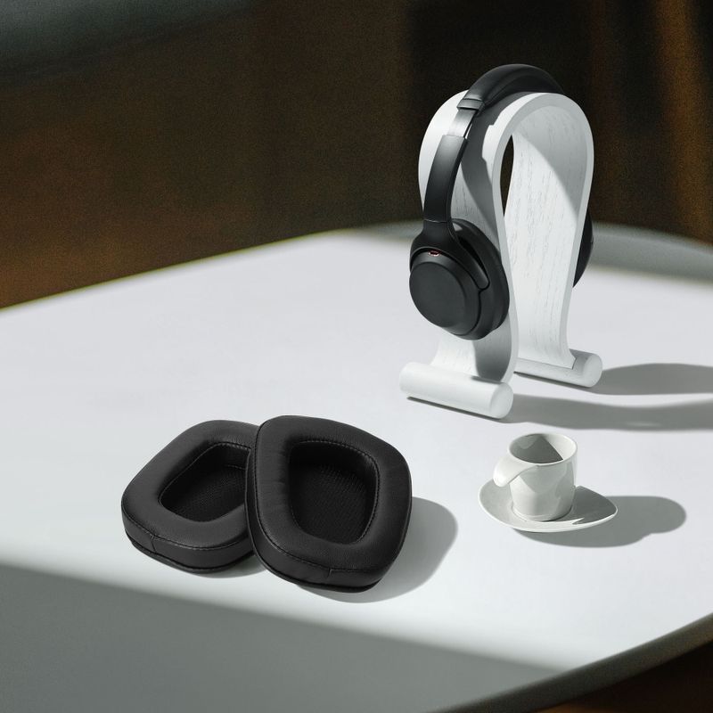 Laptop, Telefoane si Tablete - Wearables si gadgeturi - Wearables - Accesorii wearables - Set 2 Earpads kwmobile pentru Logitech G933/G633, Piele ecologica, Negru, 60362.01 - Infinity.ro