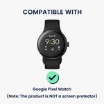 Laptop, Telefoane si Tablete - Wearables si gadgeturi - Wearables - Smartwatch-uri - Set 2 Huse Kwmobile pentru Google Pixel Watch, Transparent/Negru, Plastic, KWM000024ZK001C - Infinity.ro