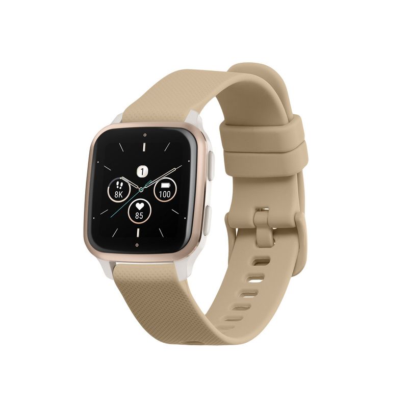 Laptop, Telefoane si Tablete - Wearables si gadgeturi - Wearables - Accesorii wearables - Curea Kwmobile pentru Garmin Venu Sq 2 Music, Bej, Silicon, KWM000018RD006C - Infinity.ro