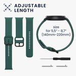 Laptop, Telefoane si Tablete - Wearables si gadgeturi - Wearables - Accesorii wearables - Curea Kwmobile pentru Honor Watch 4, Verde inchis, Silicon, KWM0000253E002C - Infinity.ro