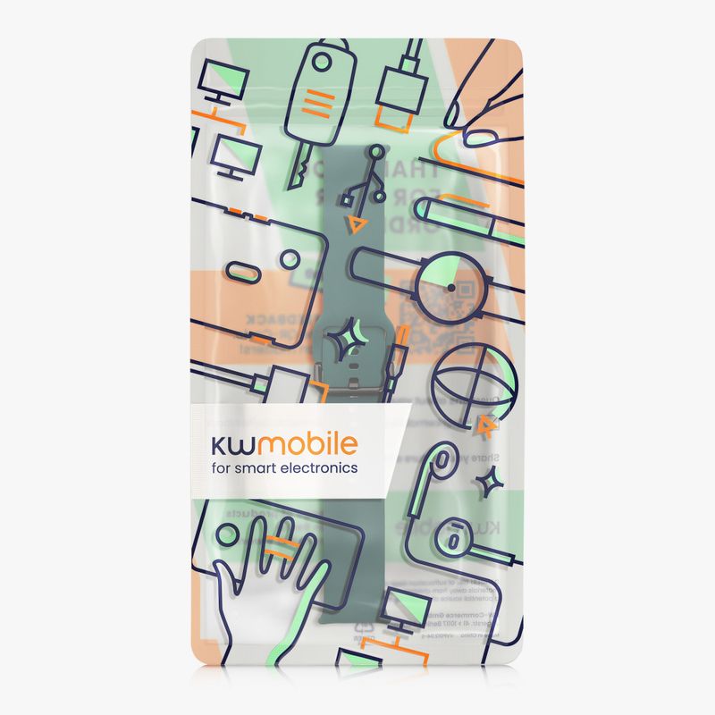 Laptop, Telefoane si Tablete - Wearables si gadgeturi - Wearables - Accesorii wearables - Curea Kwmobile pentru Honor Watch 4, Verde inchis, Silicon, KWM0000253E002C - Infinity.ro