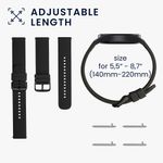 Laptop, Telefoane si Tablete - Wearables si gadgeturi - Wearables - Accesorii wearables - Set 2 Curele Kwmobile pentru Amazfit Bip 5/GTR 4, Negru/Gri, Silicon, KWM000024YT002C - Infinity.ro