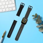 Laptop, Telefoane si Tablete - Wearables si gadgeturi - Wearables - Accesorii wearables - Set 2 Curele Kwmobile pentru Amazfit Bip 5/GTR 4, Negru/Gri, Silicon, KWM000024YT002C - Infinity.ro