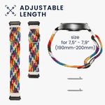Laptop, Telefoane si Tablete - Wearables si gadgeturi - Wearables - Smartwatch-uri - Curea Kwmobile pentru Xiaomi Redmi Watch 3 Active, Multicolor, Nylon, KWM000025FI002C - Infinity.ro