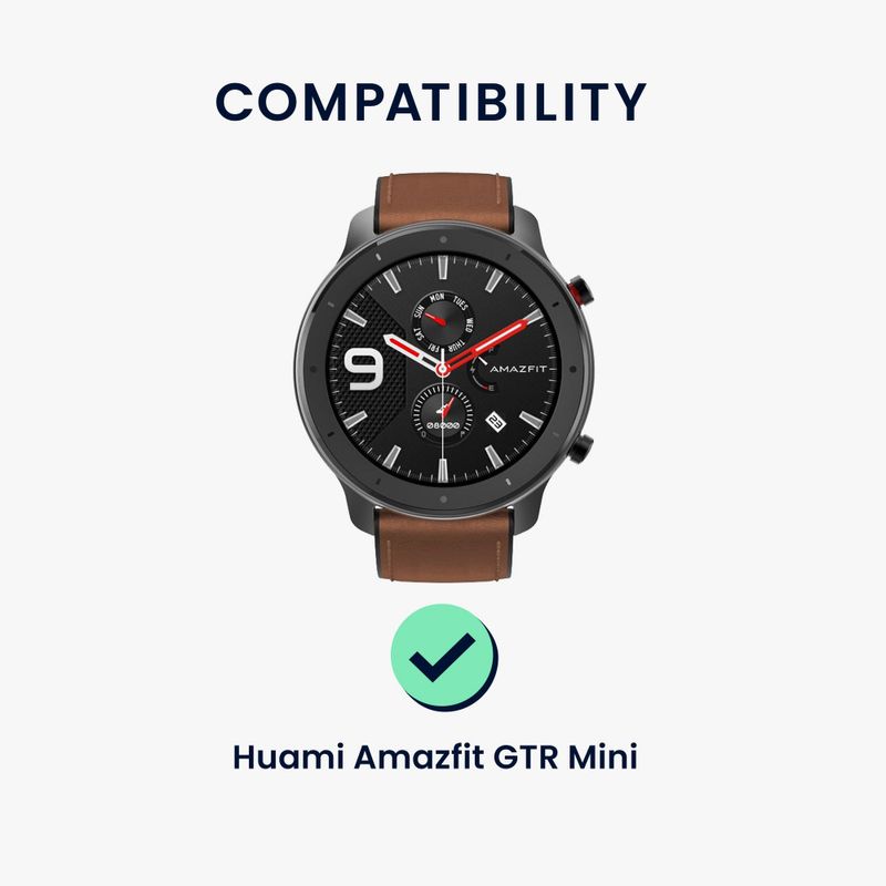 Laptop, Telefoane si Tablete - Wearables si gadgeturi - Wearables - Smartwatch-uri - Set 2 Folii de protectie Kwmobile pentru Amazfit GTR Mini, Transparent/Negru, Polimer, KWM000024VE001C - Infinity.ro