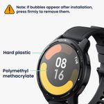 Laptop, Telefoane si Tablete - Wearables si gadgeturi - Wearables - Smartwatch-uri - Set 2 Folii de protectie Kwmobile pentru Xiaomi Watch S1 Active, Transparent/Negru, Polimer, KWM000024WT001C - Infinity.ro