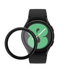 Laptop, Telefoane si Tablete - Wearables si gadgeturi - Wearables - Smartwatch-uri - Set 2 Folii de protectie Kwmobile pentru Samsung Galaxy Watch 4, Transparent/Negru, Polimer, KWM000024WD001C - Infinity.ro