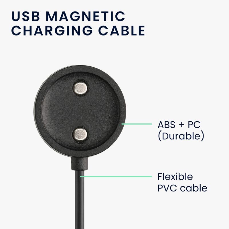 Laptop, Telefoane si Tablete - Wearables si gadgeturi - Wearables - Accesorii wearables - Cablu de incarcare USB Kwmobile pentru Suunto 9 Peak Pro, Negru, Plastic, KWM000024UE001C - Infinity.ro