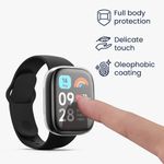 Laptop, Telefoane si Tablete - Wearables si gadgeturi - Wearables - Accesorii wearables - Set 2 Huse Kwmobile pentru Xiaomi Redmi Watch 3 Active, Transparent/Negru, Silicon, KWM000024YF003C - Infinity.ro