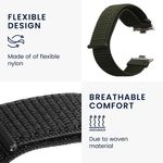 Laptop, Telefoane si Tablete - Wearables si gadgeturi - Wearables - Accesorii wearables - Set 2 Curele Kwmobile pentru Xiaomi Redmi Watch 4 / Band 8 Pro, Negru/Verde inchis, Nylon, KWM000025BE002C - Infinity.ro